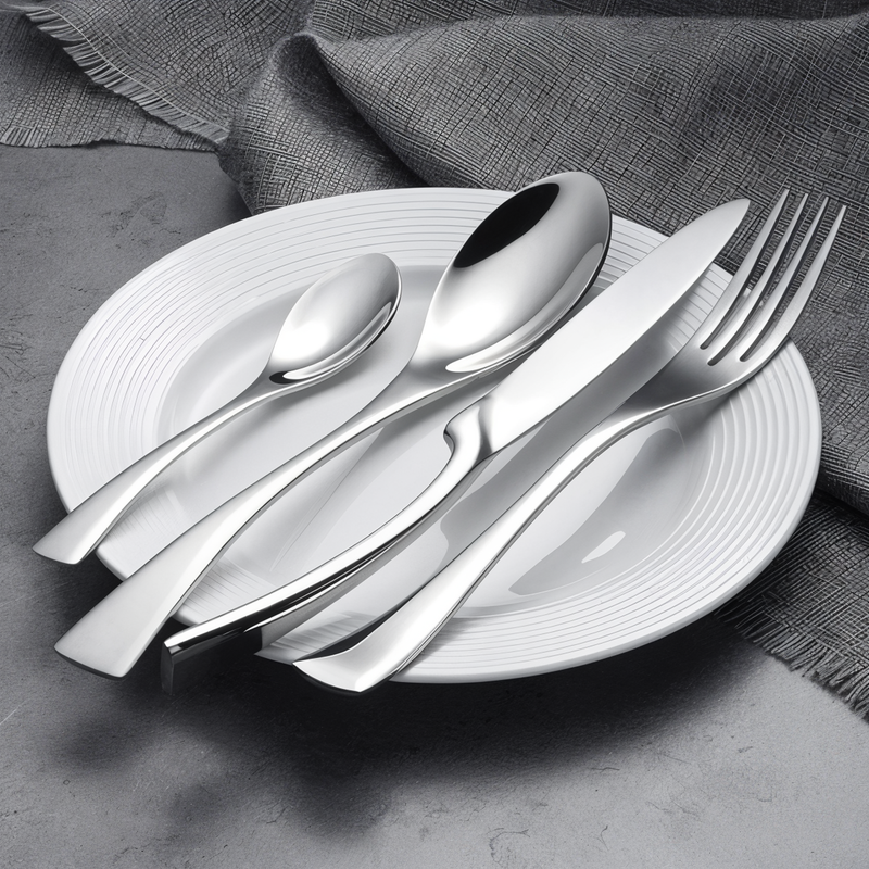 GlamourWare Stainless Steel Cutlery Set - 16/24-Piece Set Dishware - Cutlery Set