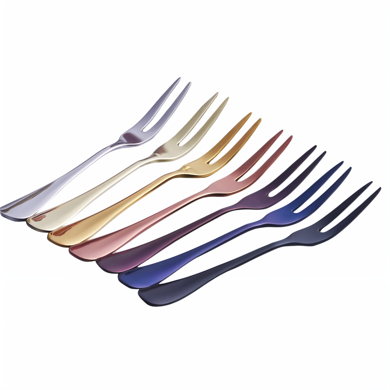 Light 2/6 Piece Forks - Fruit Forks - Stainless Steel Forks - Salad Forks