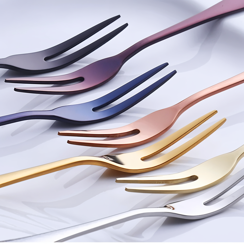 Light 2/6 Piece Forks - Fruit Forks - Stainless Steel Forks - Salad Forks