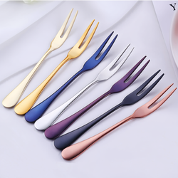 Light 2/6 Piece Forks - Fruit Forks - Stainless Steel Forks - Salad Forks