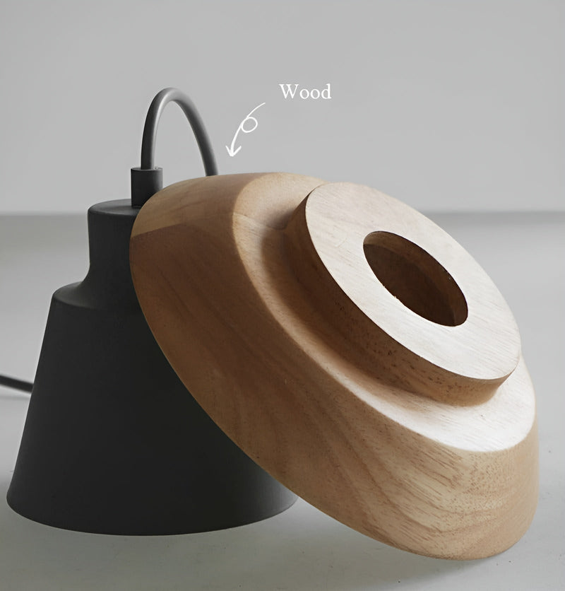 LuminLoft Ceiling Lights - Minimalistic Macaron Pendant Lamps made of Wood