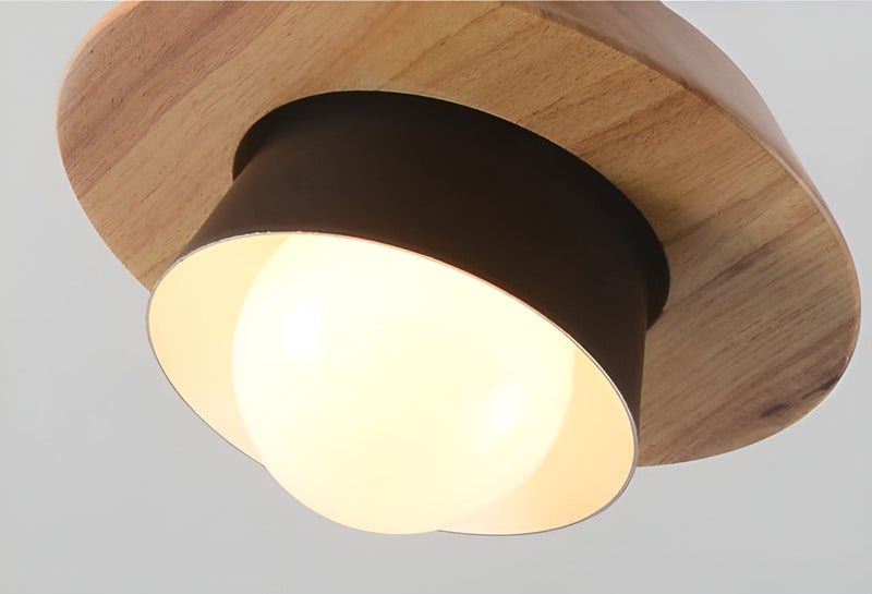 LuminLoft Ceiling Lights - Minimalistic Macaron Pendant Lamps made of Wood