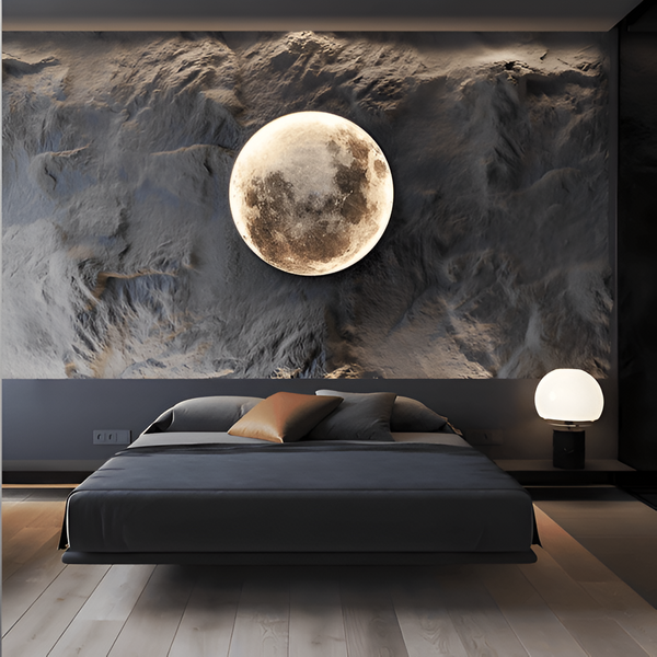 Lunar 3D-Moon-Wall-Lamp - Adjustable & Dimmable Moon-Wall-Lamp