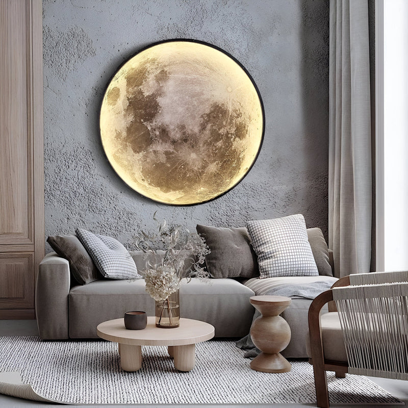 Lunar 3D-Moon-Wall-Lamp - Adjustable & Dimmable Moon-Wall-Lamp