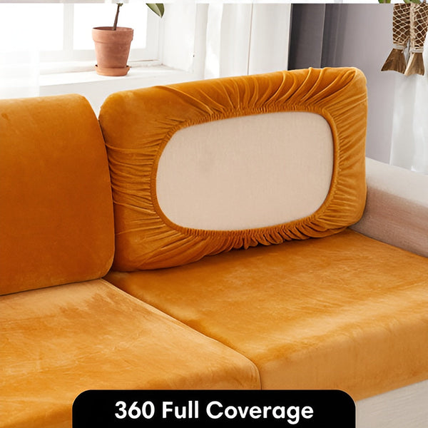 Velvet Sofa Cover - Smooth Ultra-Stretch Sofa Cover