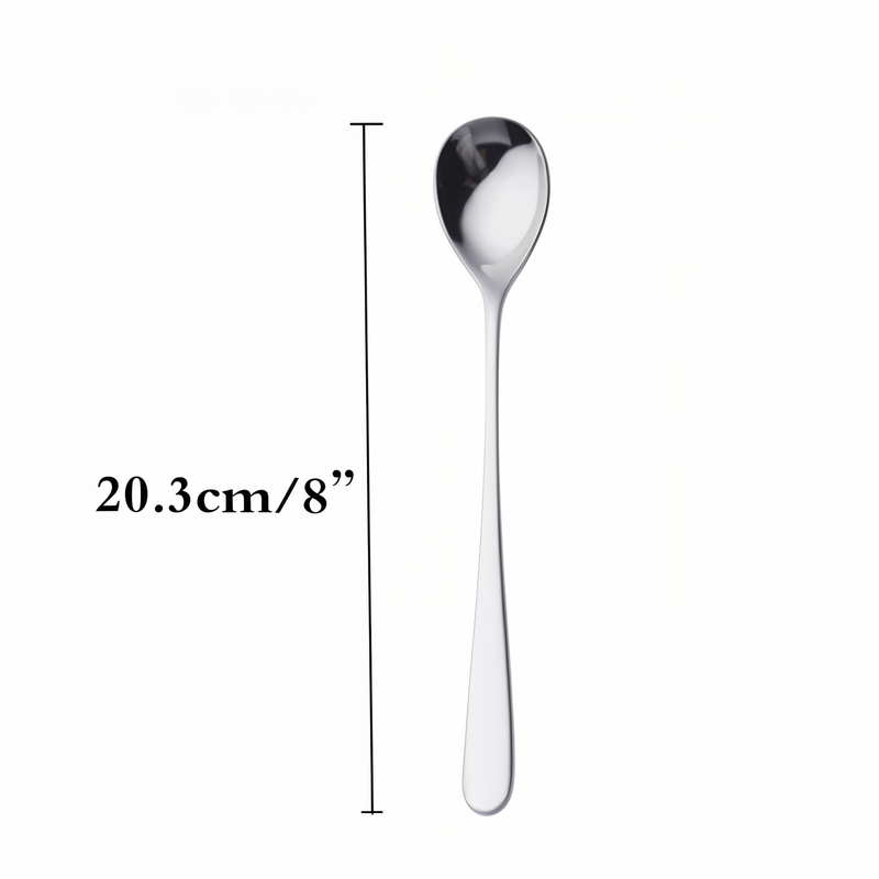 Luxury Dessert Spoon - 4/6 Piece Set Long-Handled Spoons