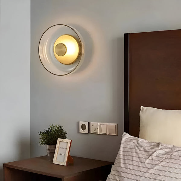 NordBowl Wall Light - Round Nordic Lighting - Glass Bowl Wall Lamp