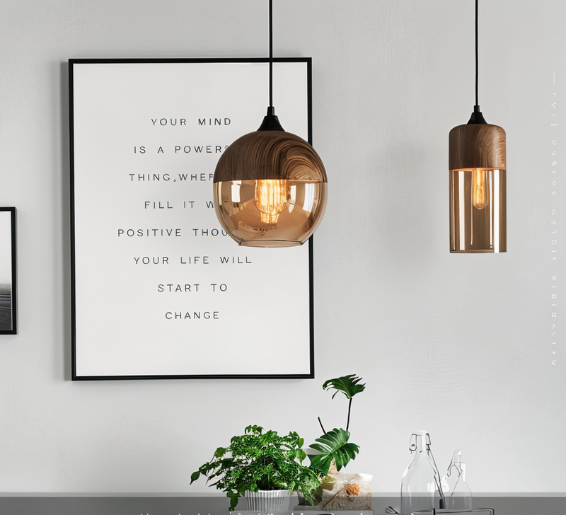 Nordic Gleam - Modern Loft-Retro-Glass-Pendant-Lights