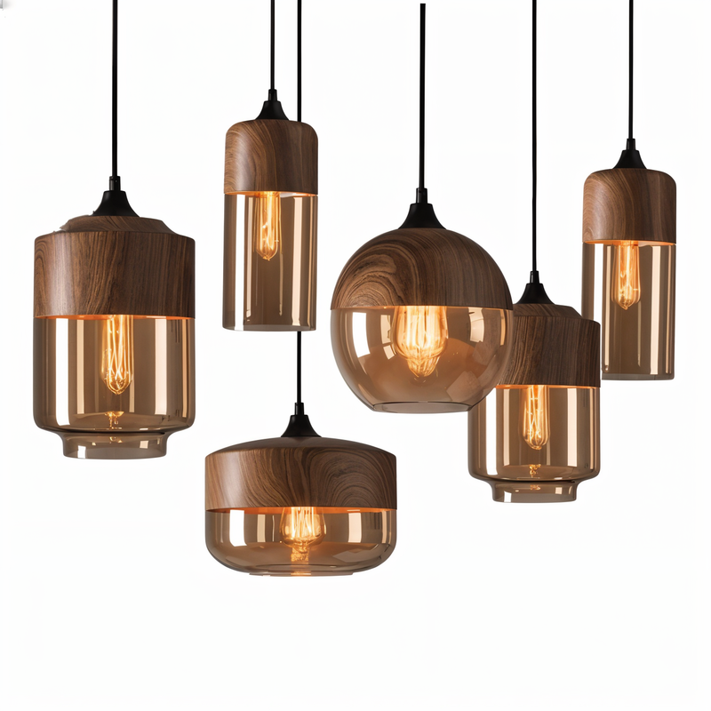 Nordic Gleam - Modern Loft-Retro-Glass-Pendant-Lights