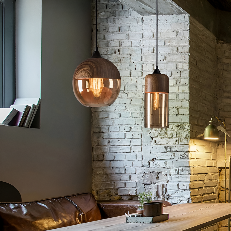 Nordic Gleam - Modern Loft-Retro-Glass-Pendant-Lights