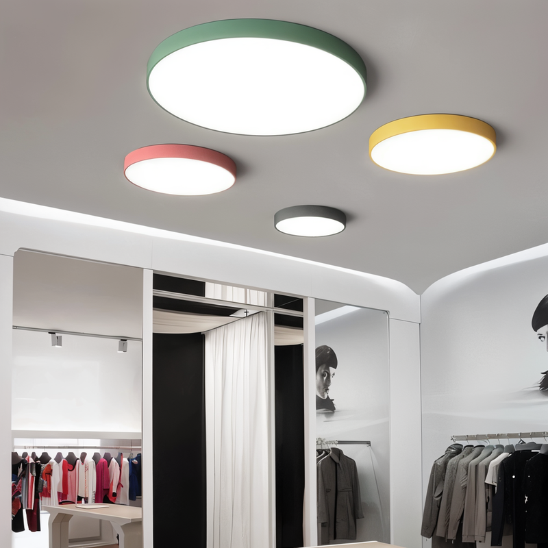 Orb Ceiling Light - Round LED Ceiling Light - Macaron Ceiling Mount Light