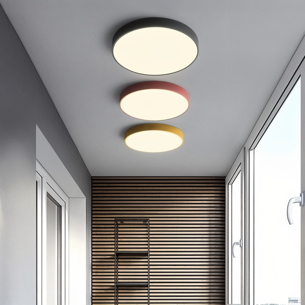 Orb Ceiling Light - Round LED Ceiling Light - Macaron Ceiling Mount Light