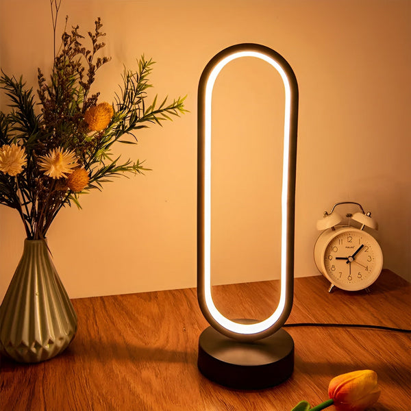 Oval Table Lamp - Dimmable and flicker-free light