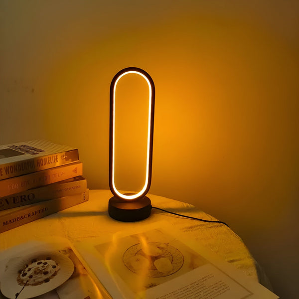 Oval Table Lamp - Dimmable and flicker-free light