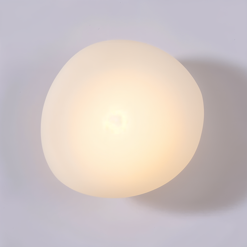 PebbleHue WallLight - Illuminating LED Wall Lamp made of Glass in Nordic Style