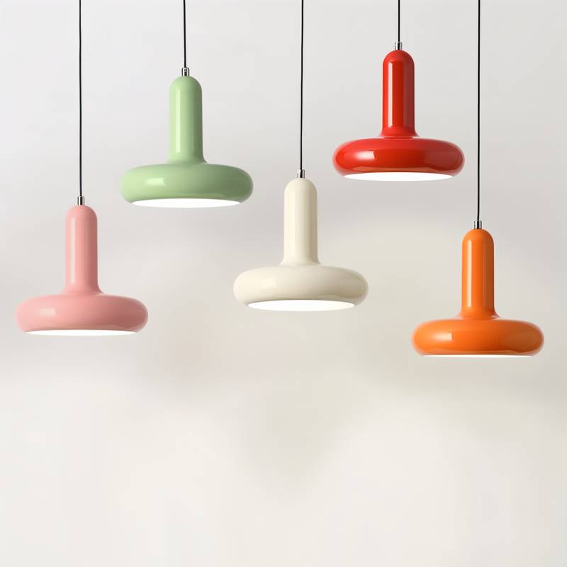 RetroPop Pendant Light - Bauhaus Macaron Hanging Lamps