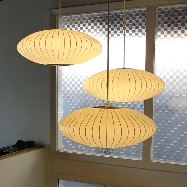 Hanging Lamp - SilkGlow - Minimalist Design - Loft Lantern