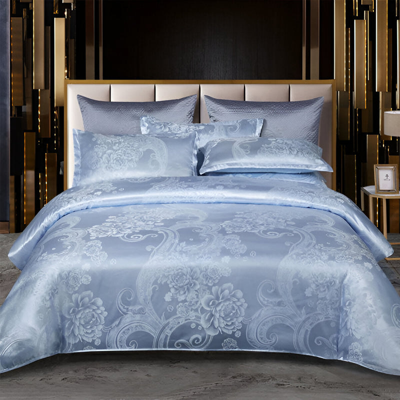 Satin Splendor Duvet - Duvet Cover Satin - Premium Jacquard Bed Linen - European Bed Linen Set