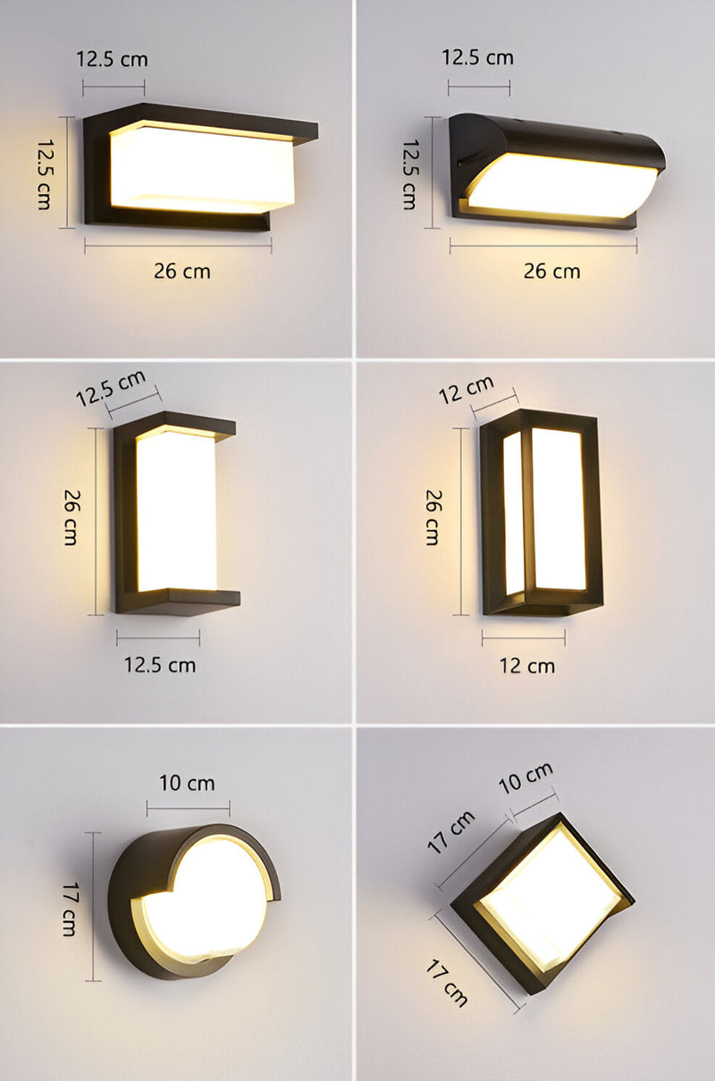 SmartSense Wall Light - LED Garden Lighting - Waterproof Outdoor Lighting