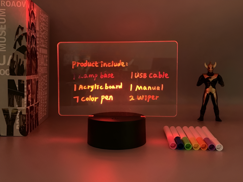 SuperBoard Night Light - Digital, Rewritable Table Lamp