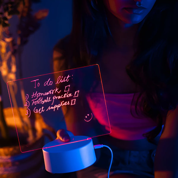 SuperBoard Night Light - Digital, Rewritable Table Lamp