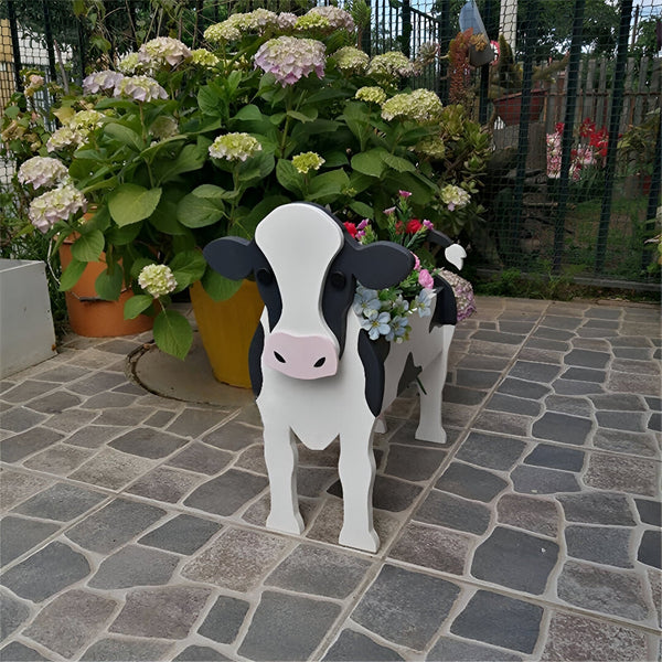 Tier Theme Flower Pot - Whimsy Cow Planter - Adorable Animal Planter Pots