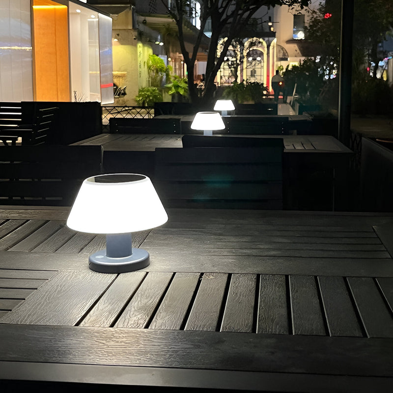 TinySolar Table Lamp - Solar Powered Table Lamp - Stylish Indoor and Outdoor Lighting