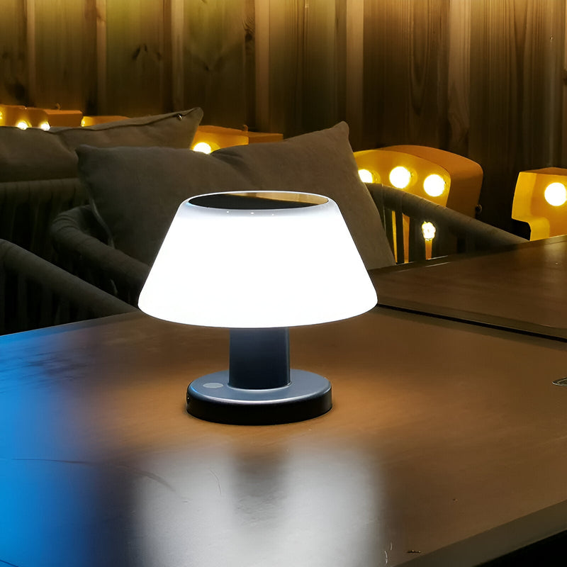 TinySolar Table Lamp - Solar Powered Table Lamp - Stylish Indoor and Outdoor Lighting