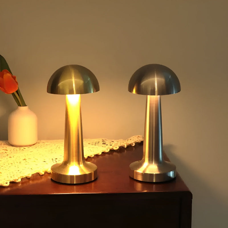 TopTouch Table Lamp - Wireless Retro Mushroom LED Light