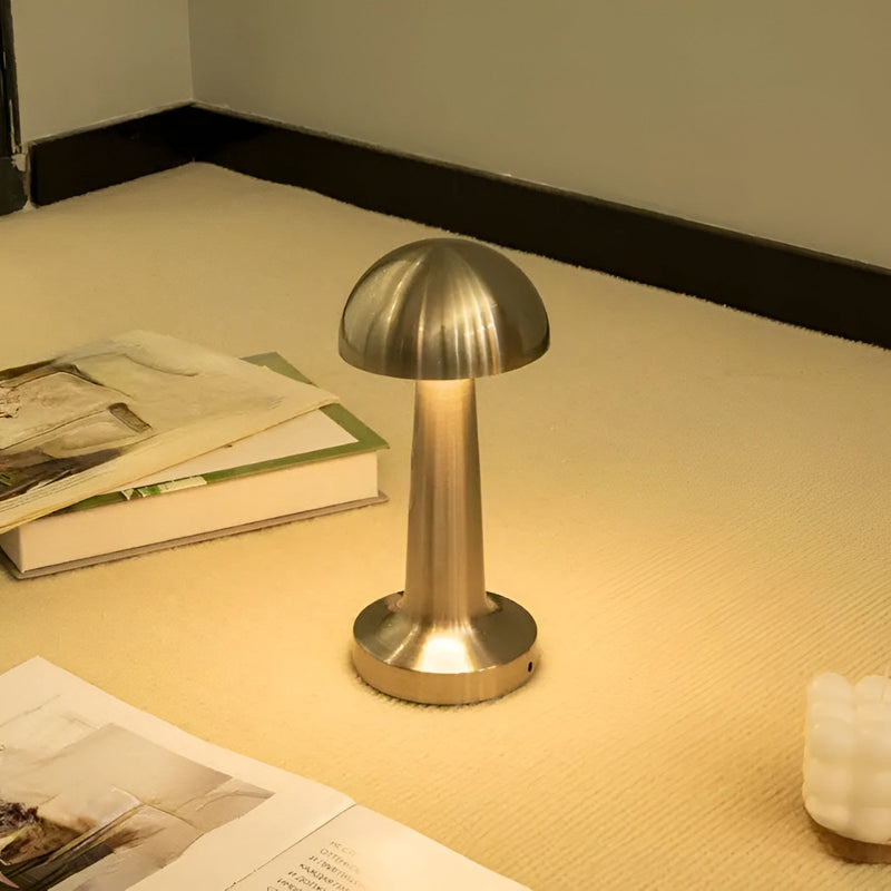 TopTouch Table Lamp - Wireless Retro Mushroom LED Light