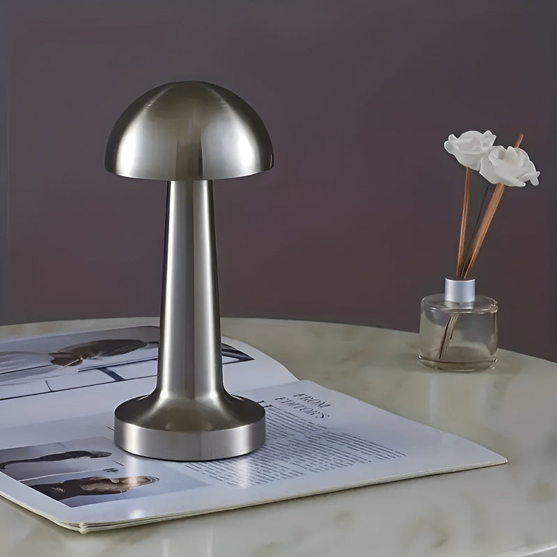 TopTouch Table Lamp - Wireless Retro Mushroom LED Light