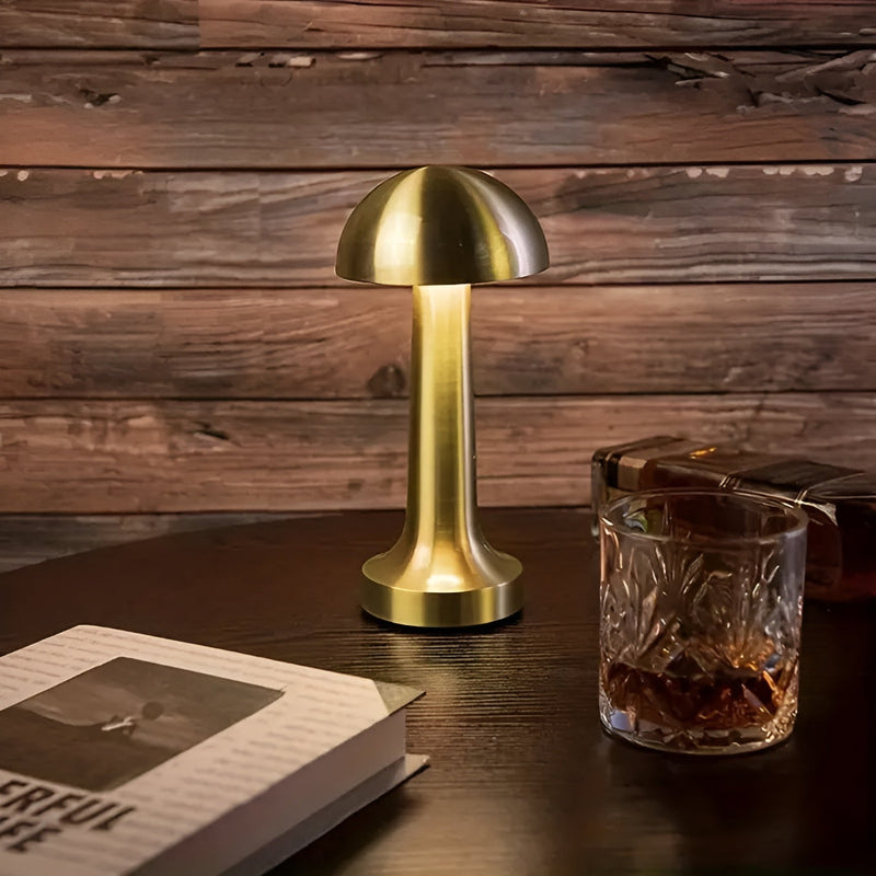 TopTouch Table Lamp - Wireless Retro Mushroom LED Light