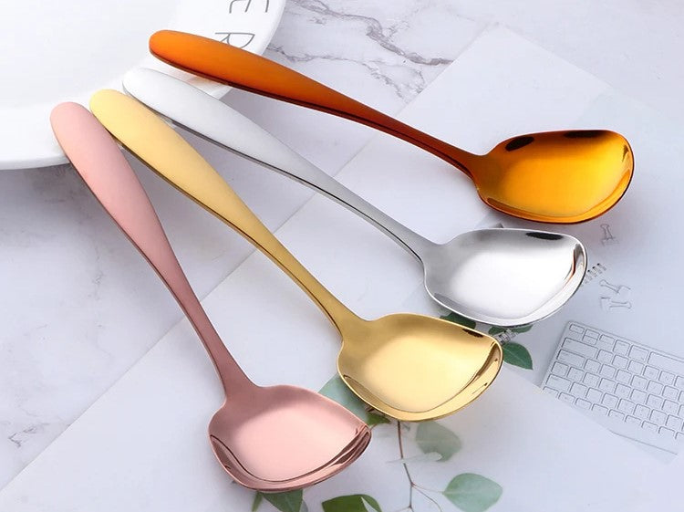 TrioLadle-3-piece serving spoon set in stainless steel - dish set