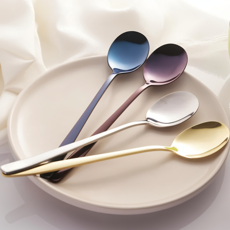 Vibrant Spoon Set - 2/6 Piece Stainless Steel Cutlery