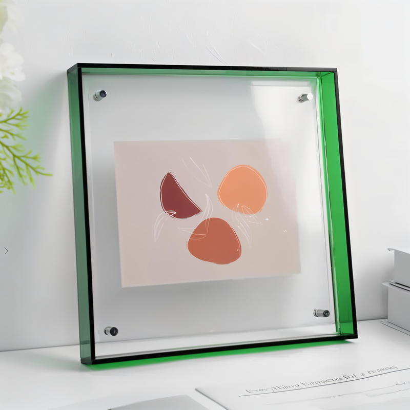 VividAcryl - Neon 80s Style Acrylic Floating Picture Frame