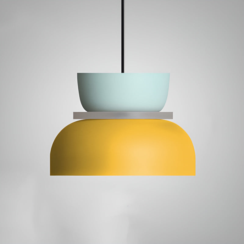 VividGlow- Lively Metal Macaron LED Hanging Pendant Light