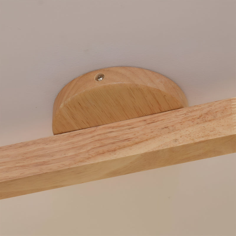 Woodsy ceiling light - Cylindrical wooden spotlight - Adjustable LED lighting