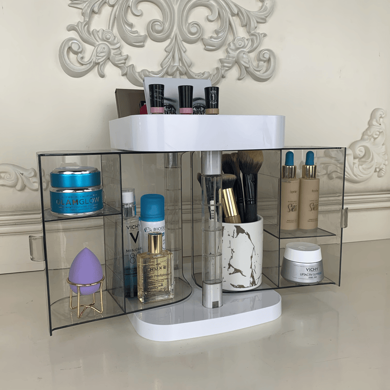 Prestige Acrylic Cosmetics Organizer with Spacious Drawers – Modern Storage for Skincare & Makeup Essentials