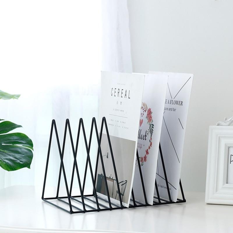 Geometric Magazine Rack