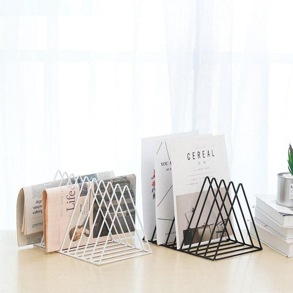 Geometric Magazine Rack