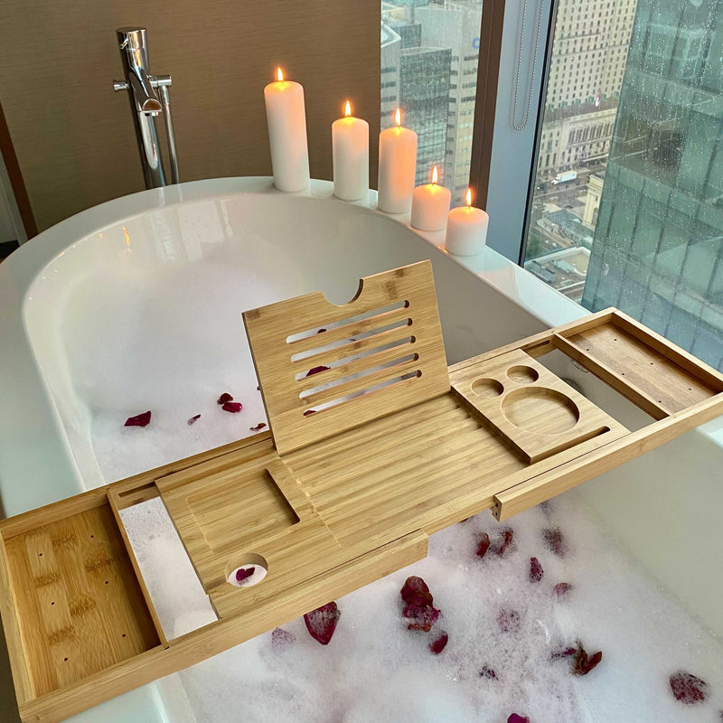 Bamboo Bathtub Tray