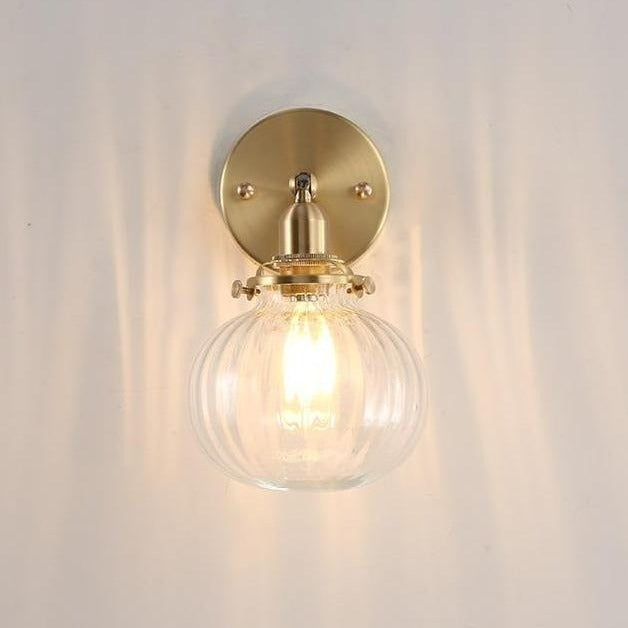 Miravique Japanese Glass Wall Sconce