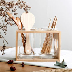 Wooden Cutlery Storage