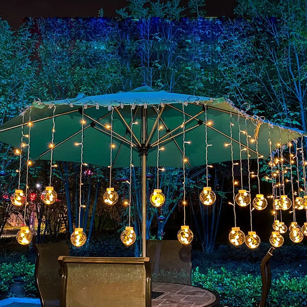 LED Waterproof Fairy String Lights | Outdoor Patio & Garden Decorative Lighting