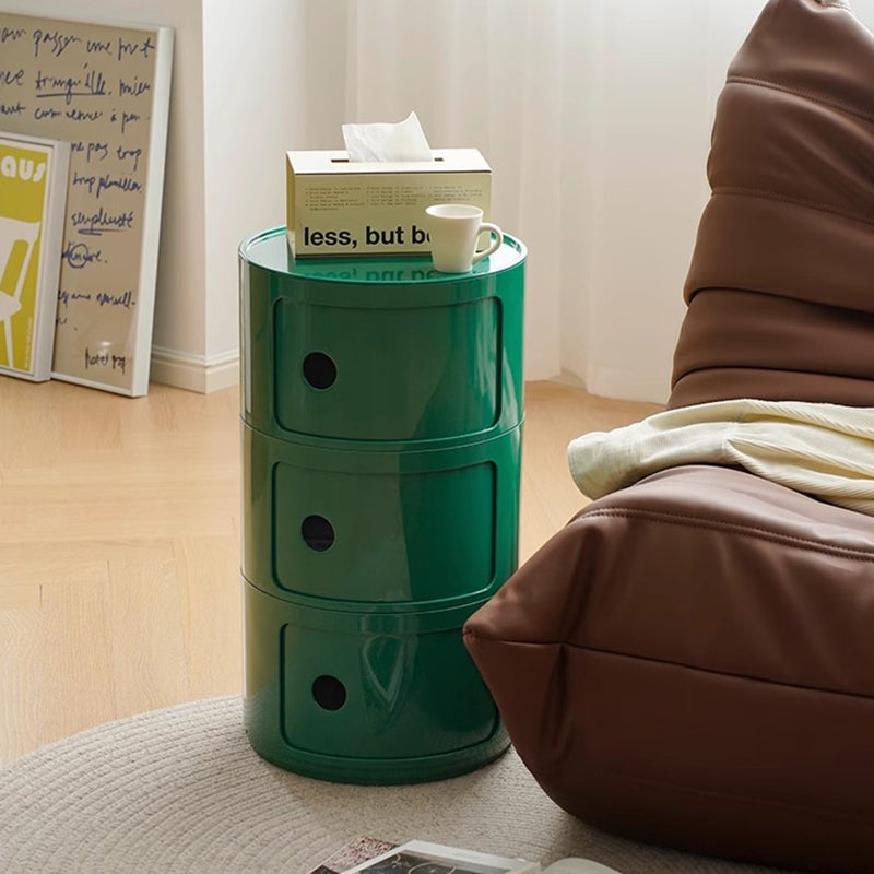 Componibili Style Barrel Storage Side Table