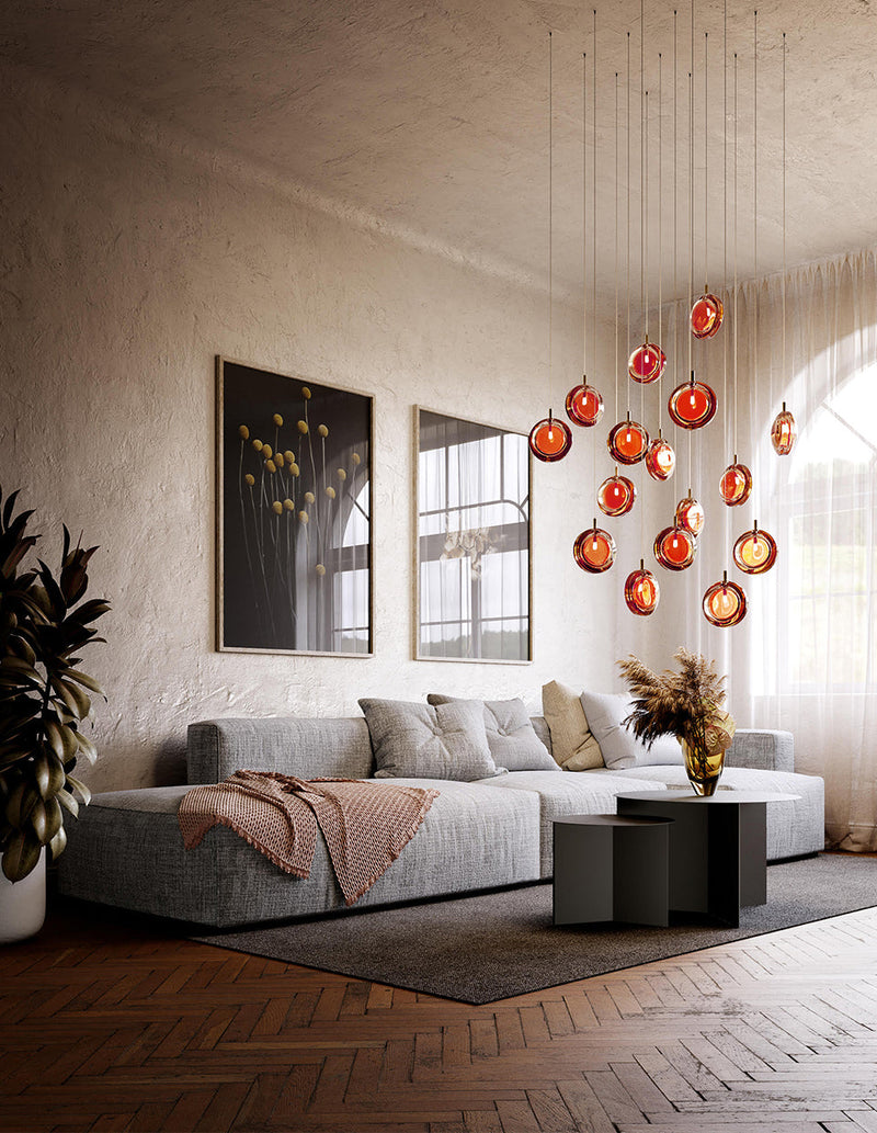 Miravique Glass Art  Pendant Lamp