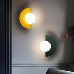 LumiSphere Light - Globe Lights - Modern Wall Lights - Plug-in Wall Lights - Wall Sconce Lights