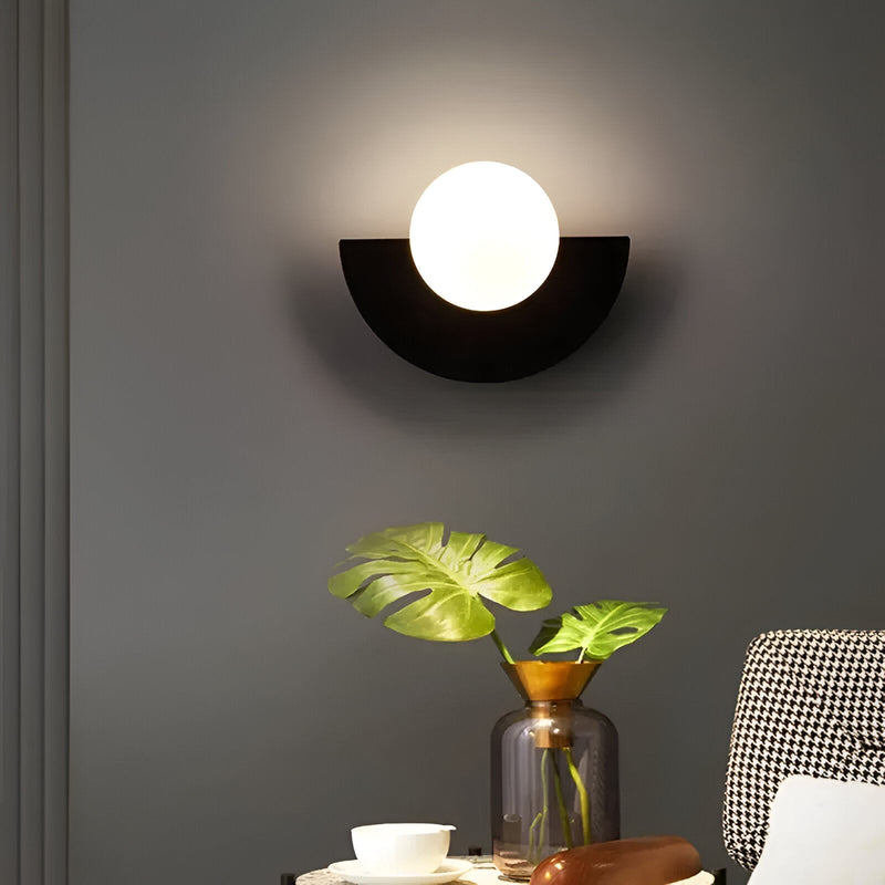 LumiSphere Light - Globe Lights - Modern Wall Lights - Plug-in Wall Lights - Wall Sconce Lights