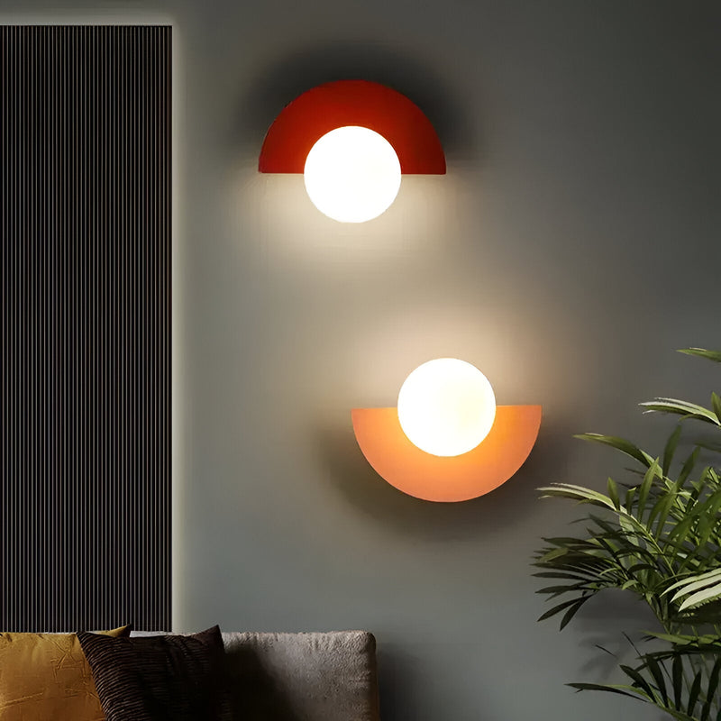 LumiSphere Light - Globe Lights - Modern Wall Lights - Plug-in Wall Lights - Wall Sconce Lights