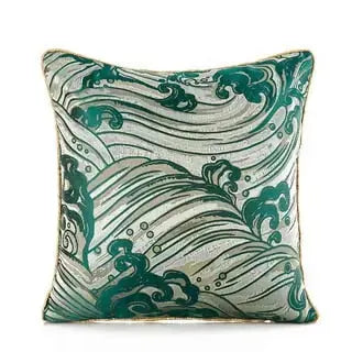 Luxe Embroidered Cushion Cover